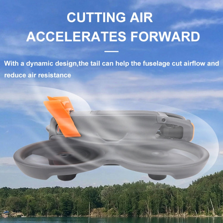 For DJI Avata 2 CQT Adhesive Airflow Cutting Flight Tail for Drones(Orange) - Other by CQT | Online Shopping South Africa | PMC Jewellery | Buy Now Pay Later Mobicred