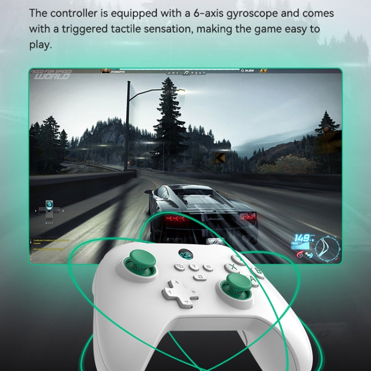 Z03 Wireless Bluetooth Game Controller For Switch / IOS / Android / PC / PS3 / PS4, Spec: Star White+Bracket - Gamepads by PMC Jewellery | Online Shopping South Africa | PMC Jewellery | Buy Now Pay Later Mobicred