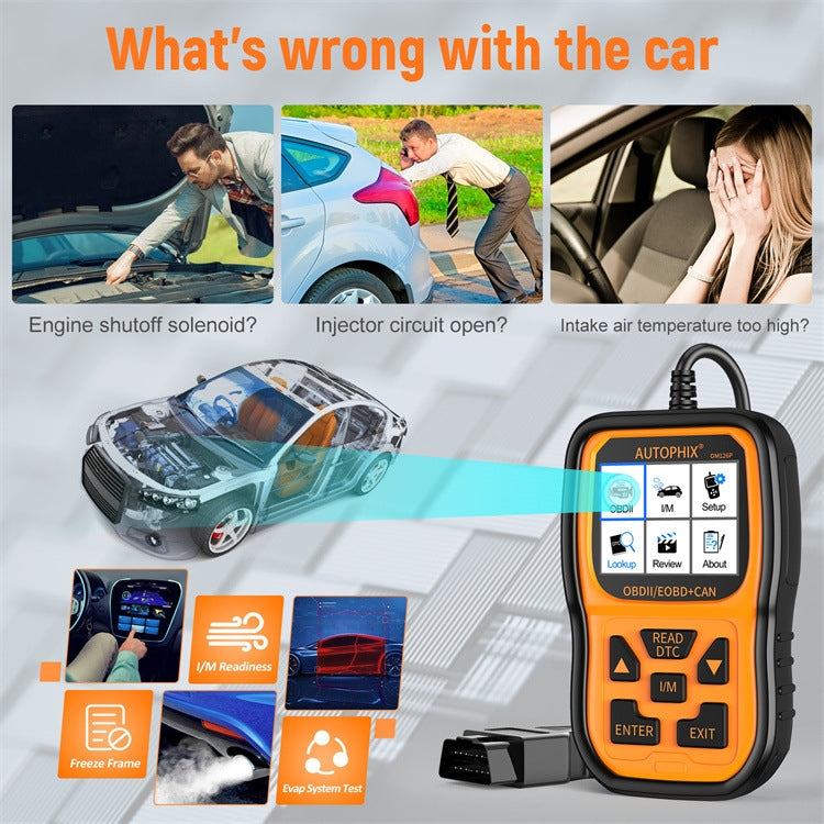 AUTOPHIX OM126P OBD2 Automotive Scanner Car Engine Diagnosis Tool - Electronic Test by AUTOPHIX | Online Shopping South Africa | PMC Jewellery | Buy Now Pay Later Mobicred