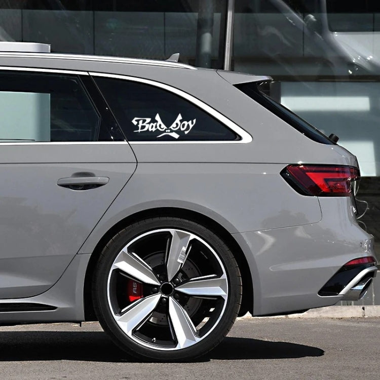 10pcs Bad Man Car Modification Sticker(White) - Decorative Sticker by PMC TechLife | Online Shopping South Africa | PMC TechLife | Buy Now Pay Later Mobicred