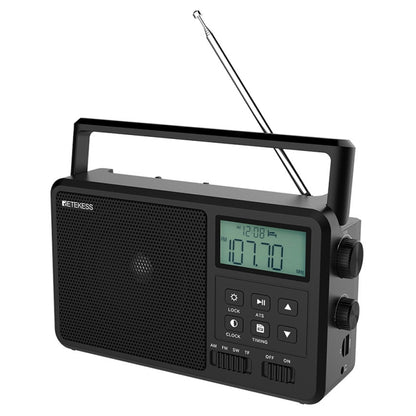 Retekess TR638 LCD Digital Display Full-Band Bluetooth FM Radio Support External Antenna(EU Plug) - Radio Player by Retekess | Online Shopping South Africa | PMC Jewellery | Buy Now Pay Later Mobicred