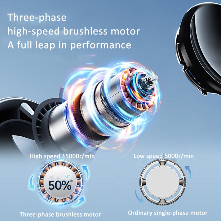 Handheld Turbine Fan 120 Speed ?Brushless Motor Fan(Sky Blue) - Electric Fans by PMC TechLife | Online Shopping South Africa | PMC TechLife | Buy Now Pay Later Mobicred