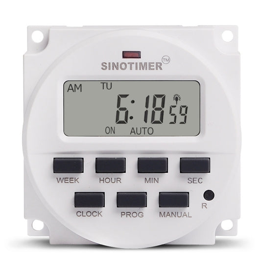 SINOTIMER TM618SH  1 Second Interval Digital LCD Timer Switch Programmable Time Relay 5V - Switch by SINOTIMER | Online Shopping South Africa | PMC Jewellery | Buy Now Pay Later Mobicred