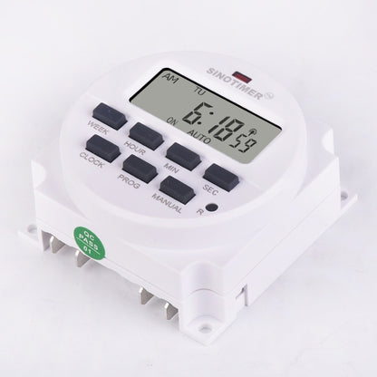 SINOTIMER TM618SH  1 Second Interval Digital LCD Timer Switch Programmable Time Relay 220V - Switch by SINOTIMER | Online Shopping South Africa | PMC Jewellery | Buy Now Pay Later Mobicred