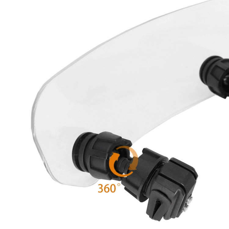 Motorcycle Modification Heightened Adjustable Windshield(Transparent) - Ornamental Parts by PMC TechLife | Online Shopping South Africa | PMC TechLife | Buy Now Pay Later Mobicred