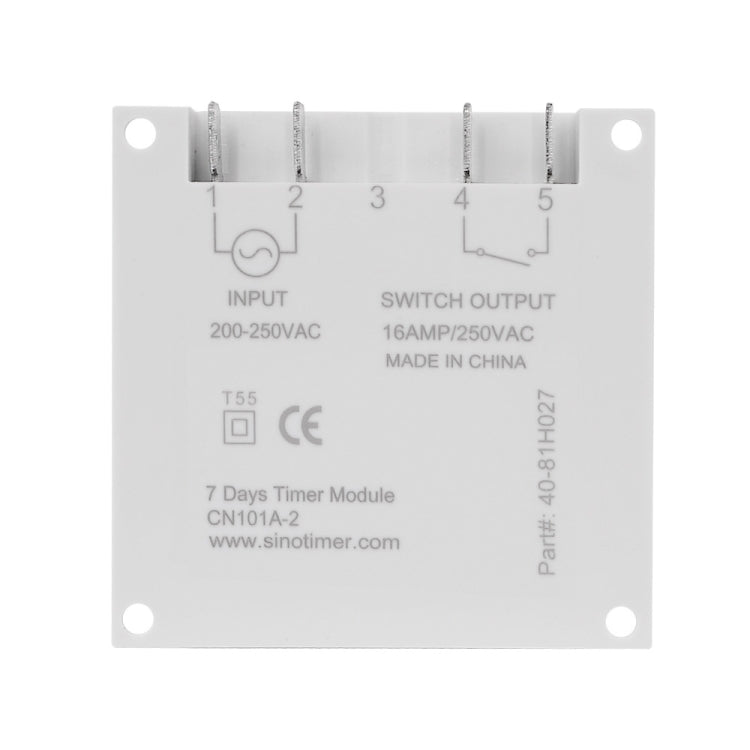 SINOTIMER  CN101A  5V  16A Digital LCD Timer Switch Programmable Timer Controller - Switch by SINOTIMER | Online Shopping South Africa | PMC Jewellery | Buy Now Pay Later Mobicred