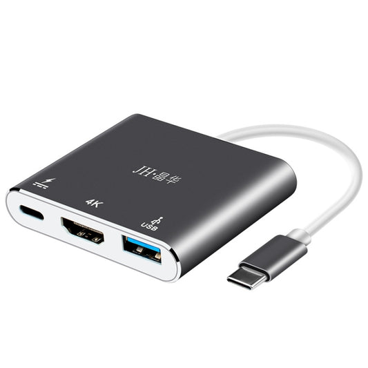 JINGHUA Z330 3 In 1 Type-C Docking Station HDMI 4K Adapter USB3.0 Interface Converter - Cable & Adapters by JINGHUA | Online Shopping South Africa | PMC Jewellery | Buy Now Pay Later Mobicred