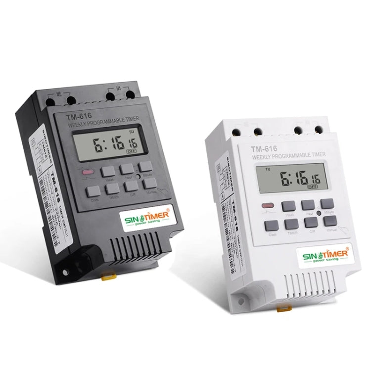 SINOTIMER TM616B-2 220V 30A Weekly Programmable Digital Timer Switch Relay Control - Switch by SINOTIMER | Online Shopping South Africa | PMC Jewellery | Buy Now Pay Later Mobicred