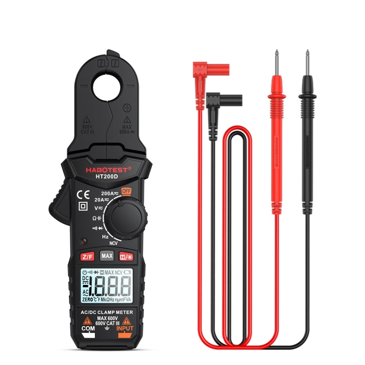 HABOTEST Mini Clamp Multimeter Portable Digital Ammeter - Digital Multimeter by HABOTEST | Online Shopping South Africa | PMC TechLife | Buy Now Pay Later Mobicred