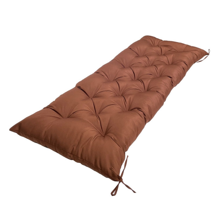 120x50x8cm Outdoor Bench Waterproof Sunscreen Thickened Soft Cushion(Deep Coffee) - free shipping - PMc TechLife - Order now!