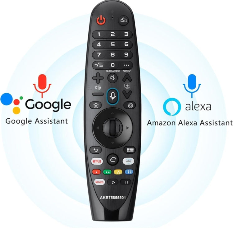 For LG TV Bluetooth Handheld Infrared Voice Multi-Function Remote Control(AKB75855501) - TV by PMC TechLife | Online Shopping South Africa | PMC TechLife | Buy Now Pay Later Mobicred