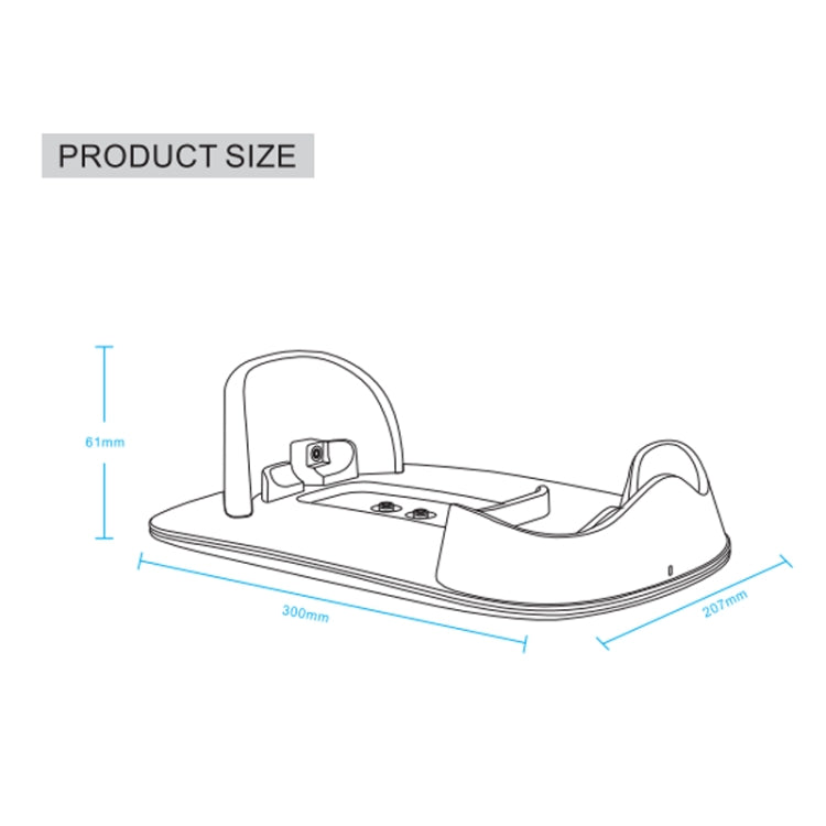 For Apple Vision Pro VR Helmet Wireless Charging Dock 30W Fast Charging Base US Plug - VR Accessories by PMC TechLife | Online Shopping South Africa | PMC TechLife | Buy Now Pay Later Mobicred