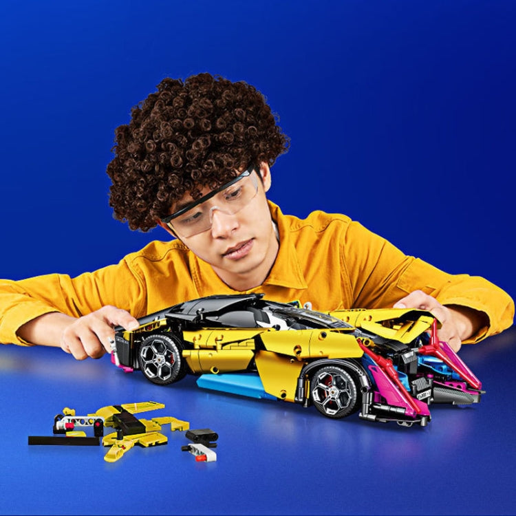 SEMBO 8600 1:14 Sports Racing Car Model Building Blocks Puzzle Assembly Children Toy - Building Blocks by SEMBO | Online Shopping South Africa | PMC Jewellery | Buy Now Pay Later Mobicred