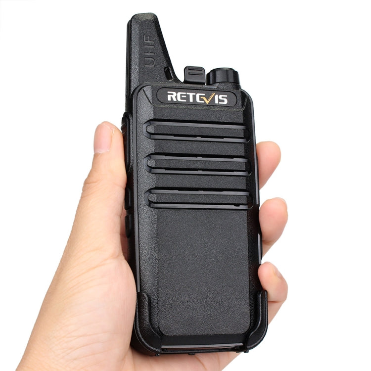 RETEVIS RT22 Hotel Mini Charging Two-Way Wireless Intercom Walkie Talkie(US Frequency with Plug) - Handheld Walkie Talkie by RETEVIS | Online Shopping South Africa | PMC Jewellery | Buy Now Pay Later Mobicred