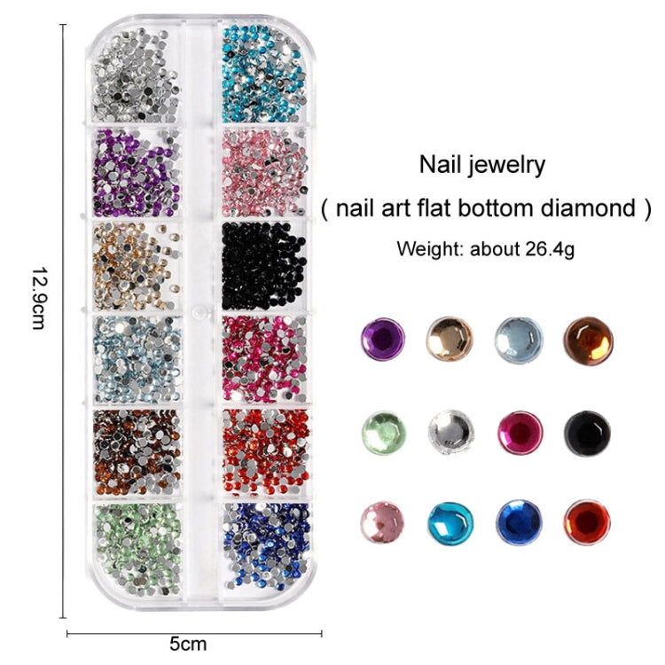 Nail Art Tools Set Nail Painting Pen Dotting Pen Filing Strip Rhinestone Butterfly Sequin Jewelry Set - Nail Art Equipment by PMC Jewellery | Online Shopping South Africa | PMC Jewellery | Buy Now Pay Later Mobicred