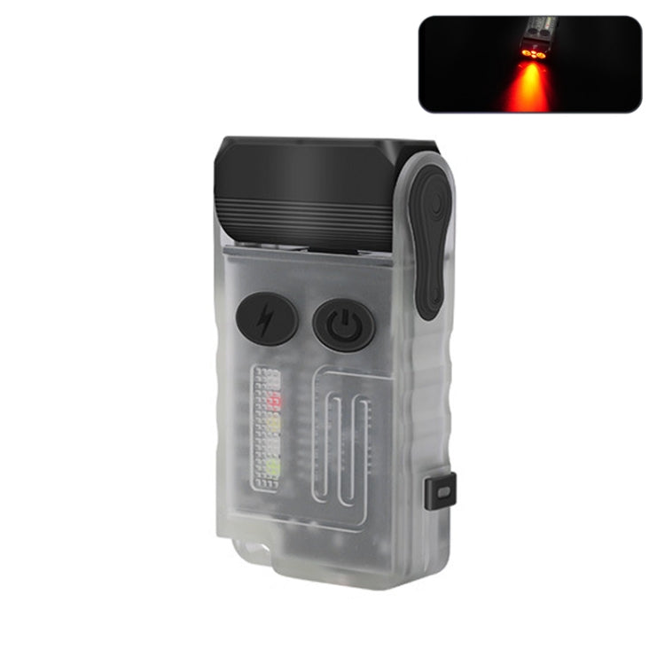 V20 Portable Keychain Light Rechargeable Bright Mini Flashlight(White Red Light) - free shipping - PMc TechLife - Order now!