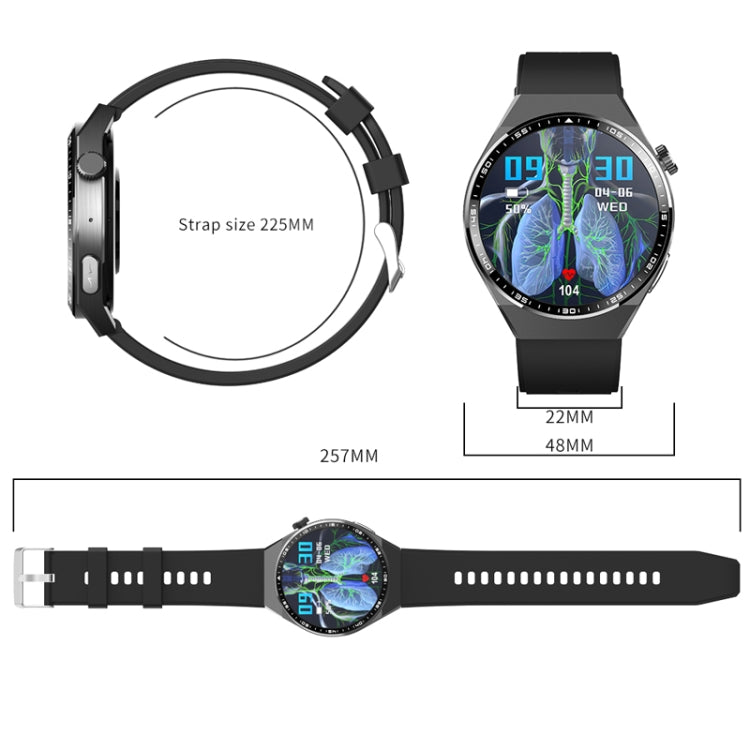 F800 Wellness Smart Watch Blood Pressure ECG Electrocardiogram SOS Alarm Pedometer Sports Watch, Color: Black Leather - Sport Watches by PMC Jewellery | Online Shopping South Africa | PMC Jewellery | Buy Now Pay Later Mobicred