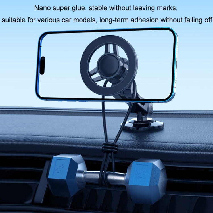 Magsafe Car Magnetic Rotating Adjustable Mobile Phone Holder(Black) - Car Holders by PMC Jewellery | Online Shopping South Africa | PMC Jewellery | Buy Now Pay Later Mobicred