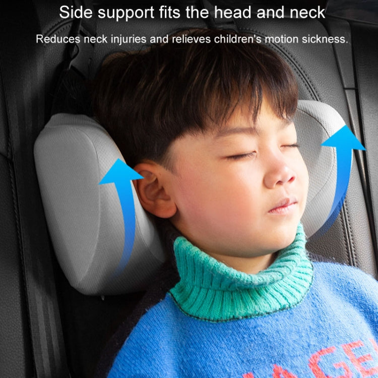 Car U-shaped Neck Pillow Soft Headrest Children Car Seat Side Sleeping Pillow(Sky Blue) - Seat Accessories by PMC Jewellery | Online Shopping South Africa | PMC Jewellery | Buy Now Pay Later Mobicred