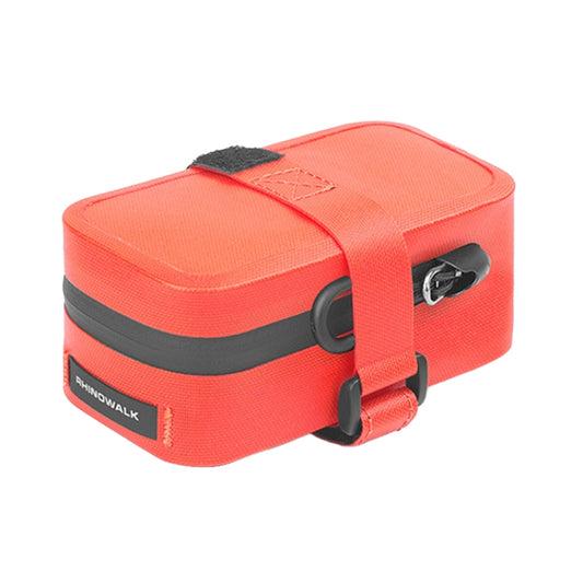 Rhinowalk RK5200 0.39L Bicycle Lightweight Waterproof Tail Bag Outdoor Cycling TPU Saddle Bag(Orange) - Bicycle Bags by Rhinowalk | Online Shopping South Africa | PMC Jewellery | Buy Now Pay Later Mobicred