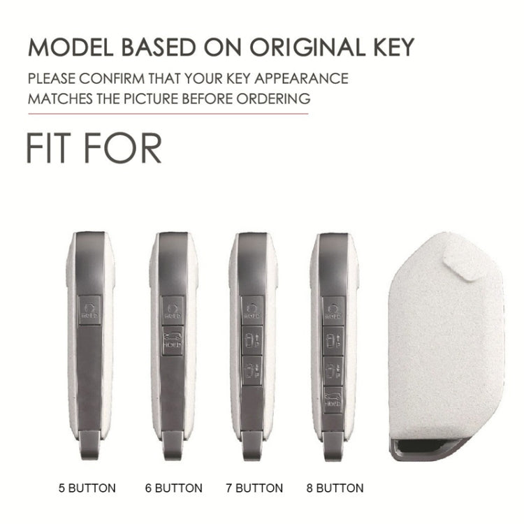 For Kia 2024 Hallmo Car Key Protective Cover, Color: 8 Keys Brown - Car Key Cases by Hallmo | Online Shopping South Africa | PMC TechLife | Buy Now Pay Later Mobicred