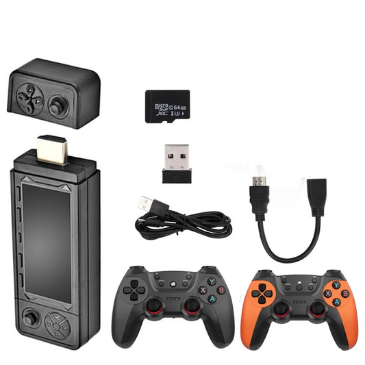 X9 Ultra Video Game Stick Console With 2.4G Double Wireless Controller 64GB 37000+ Games - Pocket Console by PMC Jewellery | Online Shopping South Africa | PMC Jewellery | Buy Now Pay Later Mobicred