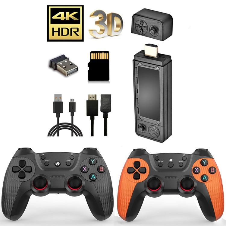 X9 Ultra Video Game Stick Console With 2.4G Double Wireless Controller 128GB 42000+ Games - Pocket Console by PMC Jewellery | Online Shopping South Africa | PMC Jewellery | Buy Now Pay Later Mobicred