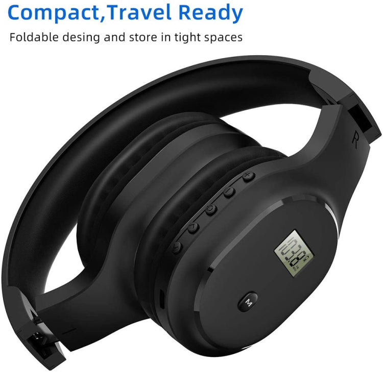 A8 Charging Version Portable Digital Display FM Headphone(White) - Radio Player by PMC TechLife | Online Shopping South Africa | PMC TechLife | Buy Now Pay Later Mobicred