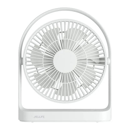 JisuLife FA27 Desktop Wireless Rechargeable Fan Office Table Mini Fan(Light Gray) - Electric Fans by JisuLife | Online Shopping South Africa | PMC Jewellery | Buy Now Pay Later Mobicred