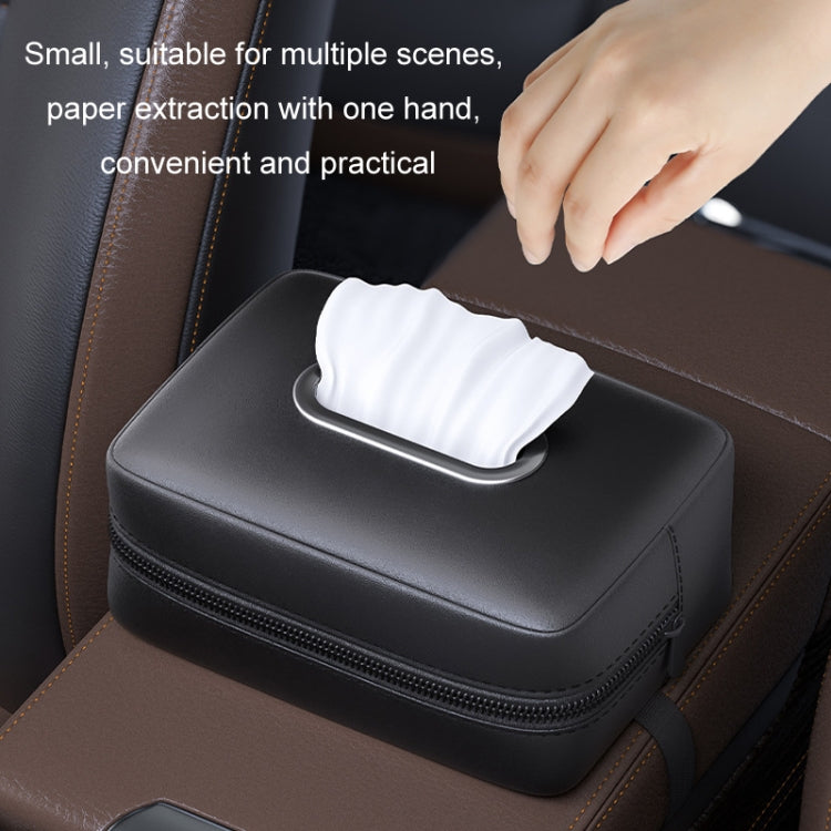 Car Seat Armrest Tissue Box Sun Visor Seat Back Hanging Paper Bag(Red) - Stowing Tidying by PMC TechLife | Online Shopping South Africa | PMC TechLife | Buy Now Pay Later Mobicred