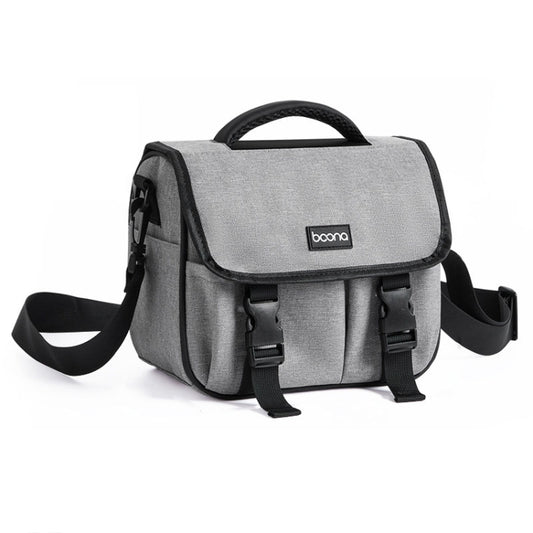 Baona BN-H017 Photography SLR / Micro Single Cross-Body Camera Storage Bag, Color: M Gray - Strap Satchel by Baona | Online Shopping South Africa | PMC Jewellery | Buy Now Pay Later Mobicred