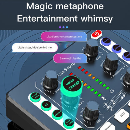 M8 Recording And Singing Live Bluetooth Sound Card Set, Color: Black - Live Sound Effects Processors by PMC Jewellery | Online Shopping South Africa | PMC Jewellery | Buy Now Pay Later Mobicred