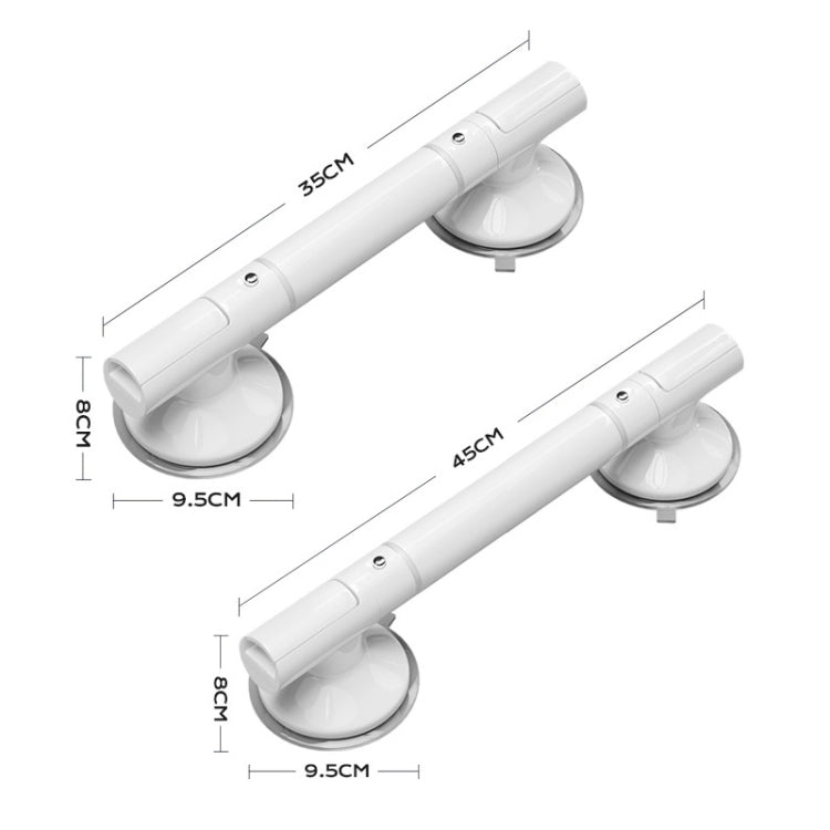 Heavy Duty Separate Design Shower Handles for Elderly with Luminous 35cm Suction Cup - Others by PMc TechLife | Online Shopping South Africa | PMc TechLife | Buy Now Pay Later Mobicred