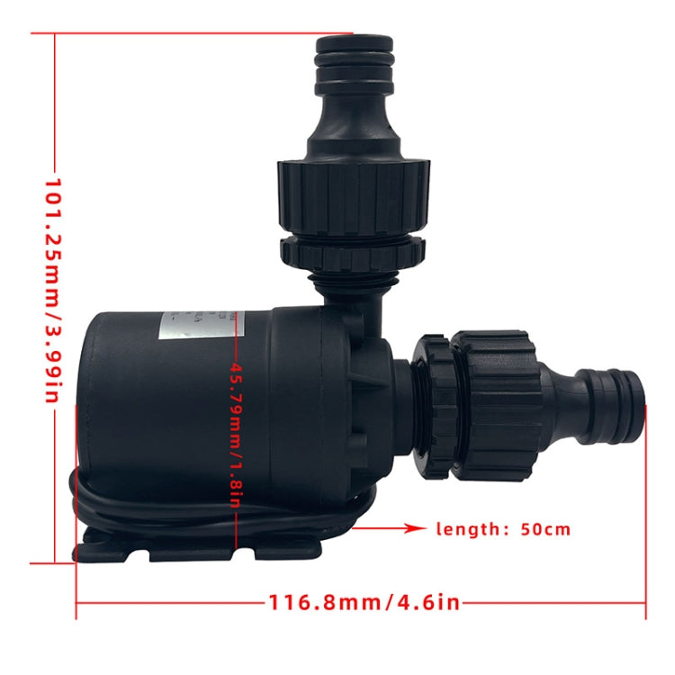 5m Lift Brushless Motor Ceramic Shaft Core Booster Pump, Specifications: DC12V(DC Female Connector) - Air Pumps by PMC TechLife | Online Shopping South Africa | PMC TechLife | Buy Now Pay Later Mobicred
