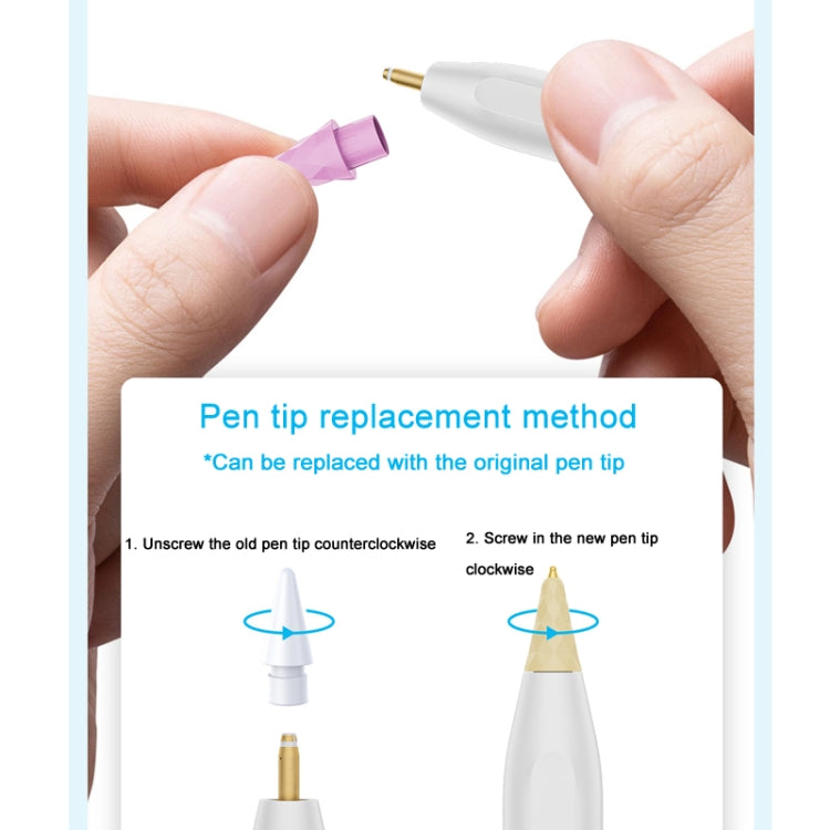 For Apple Pencil 1 / 2 Generation & USB-C Stylus Modified Pen Tip Diamond Crystal Pencil Nib(Transparent) - Pencil Accessories by PMC Jewellery | Online Shopping South Africa | PMC Jewellery | Buy Now Pay Later Mobicred