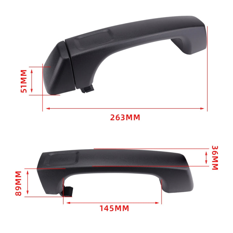 For Hummer H3 Front Rear Door Handles, Specifications: 5pcs - Door Handles by PMC Jewellery | Online Shopping South Africa | PMC Jewellery | Buy Now Pay Later Mobicred