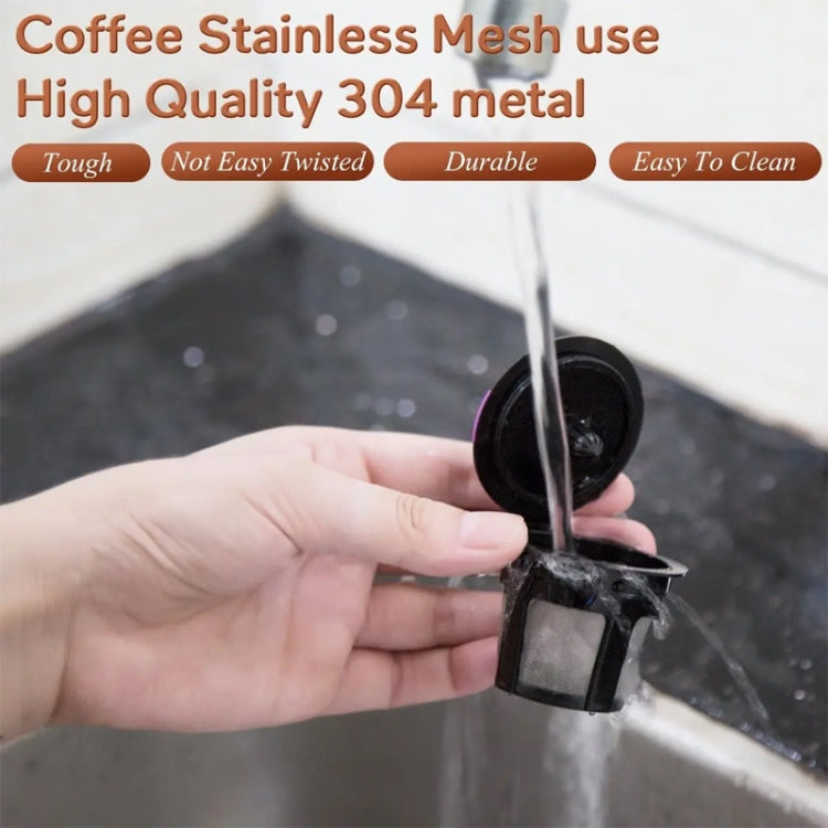 For Keurig Coffee Maker Reusable Mesh Coffee Filter(Black) - Coffee Tools by PMC TechLife | Online Shopping South Africa | PMC TechLife | Buy Now Pay Later Mobicred