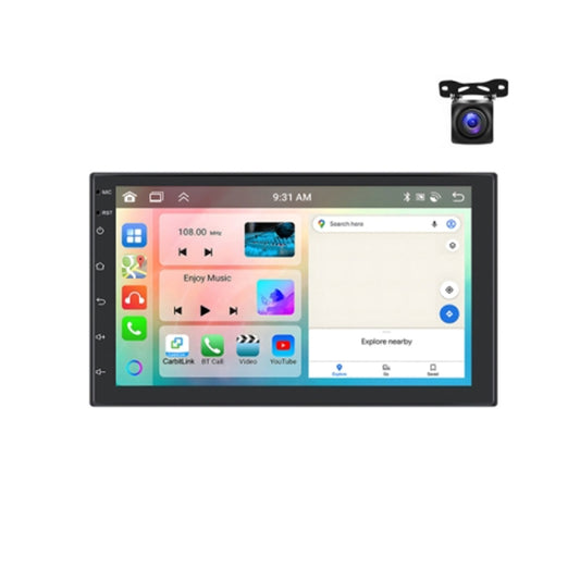 10.1inch Android 13.0 Dual Butt Universal Wireless Carplay Car Navigation Center Control All-In-One Monitor(Standard+AHD Camera) - Car MP3 & MP4 & MP5 by PMC Jewellery | Online Shopping South Africa | PMC Jewellery | Buy Now Pay Later Mobicred