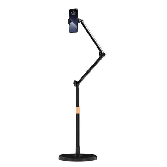 1.7m Mobile Phone Floor Stand Overhead Shooting Holder Retractable Lazy Support, Spec: Only Stand - Stand by PMC Jewellery | Online Shopping South Africa | PMC Jewellery | Buy Now Pay Later Mobicred