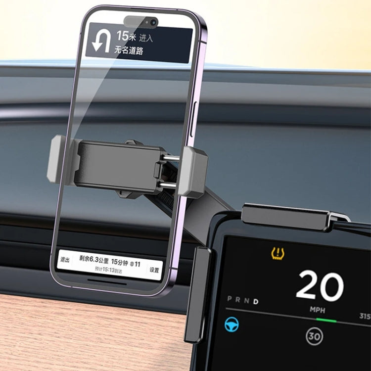 SHUNWEI Car Navigation Screen Floating Mobile Phone Holder, Style: Clip Type - Universal Car Holders by SHUNWEI | Online Shopping South Africa | PMC Jewellery | Buy Now Pay Later Mobicred