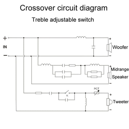 3505C High Medium And Low 3-Way Audio Crossover Stage Speaker Divider - Audio Crossover by PMC Jewellery | Online Shopping South Africa | PMC Jewellery | Buy Now Pay Later Mobicred