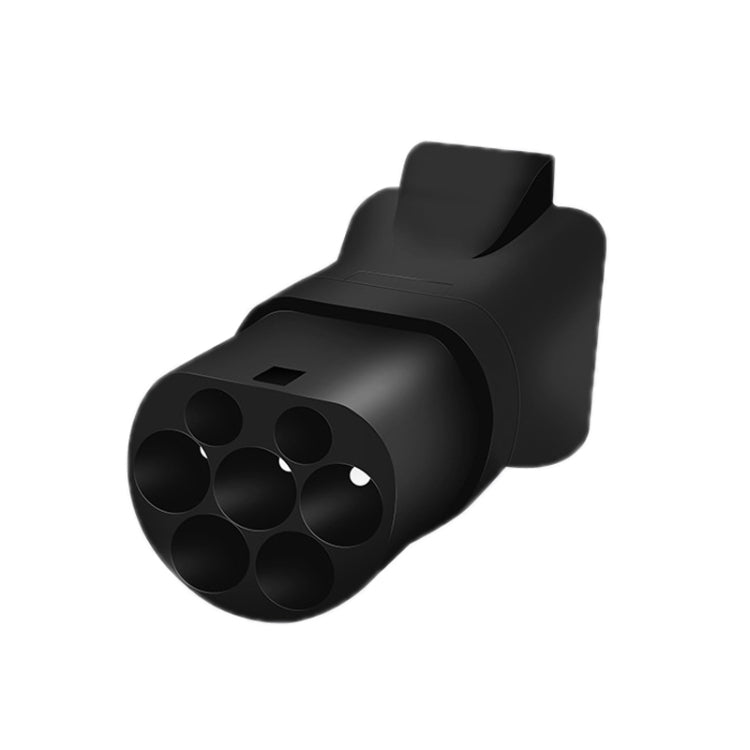 New Energy Vehicle EU Standard Power Supply TYPE2 Charging Pile Converter Plug(Black) - EV Charger Accessories by PMC Jewellery | Online Shopping South Africa | PMC Jewellery | Buy Now Pay Later Mobicred