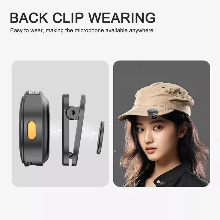 USB-C / Type-C Wireless Lavalier Button Microphone With Magnetic Suction & Back Clip Design - free shipping - PMC Jewellery - Order now!