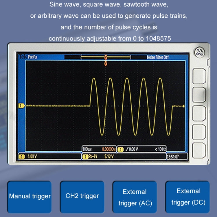 JUNTEK Programmable Dual-Channel DDS Function Arbitrary Waveform Signal Generator, Frequency: 50MHz(UK Plug) - Other Tester Tool by PMC TechLife | Online Shopping South Africa | PMC TechLife | Buy Now Pay Later Mobicred