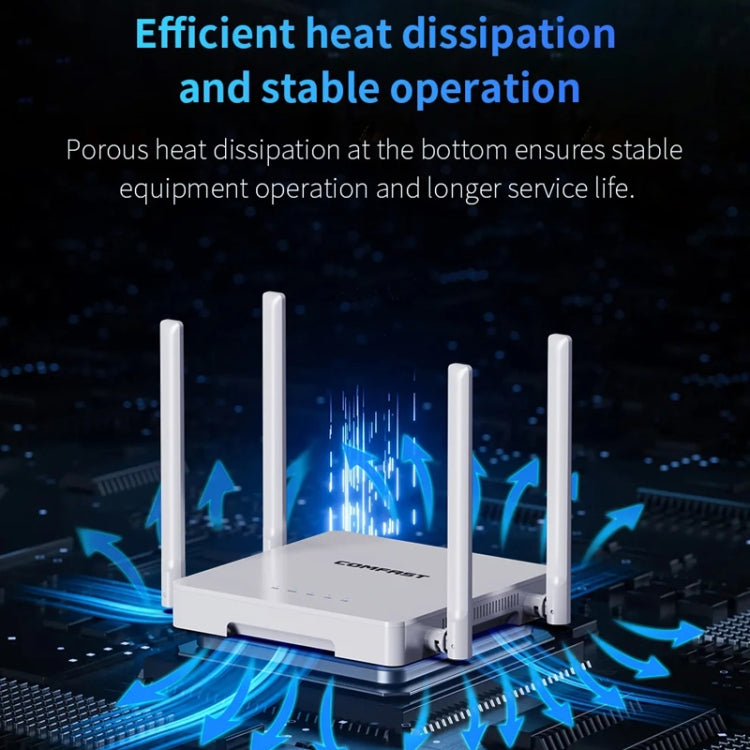 COMFAST CF-WR630AX 3000Mbps Dual-Band WiFi6 MESH Router 4x5dBi Antenna AU Plug - Wireless Routers by COMFAST | Online Shopping South Africa | PMC Jewellery | Buy Now Pay Later Mobicred