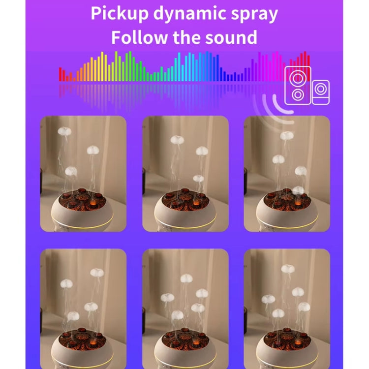 Dynamic Multi-Spray Aromatherapy Diffuser With Colorful Lights Remote Control Humidifier US Plug(V80 Spit Circle Upgrade Model) - free shipping - PMC TechLife - Order now!