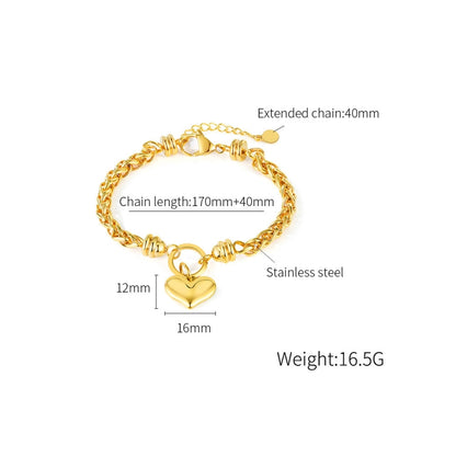 OPK 1325 Love Personalized Stainless Steel Bracelet, Color: Steel Color - Bracelets by OPK | Online Shopping South Africa | PMC Jewellery | Buy Now Pay Later Mobicred