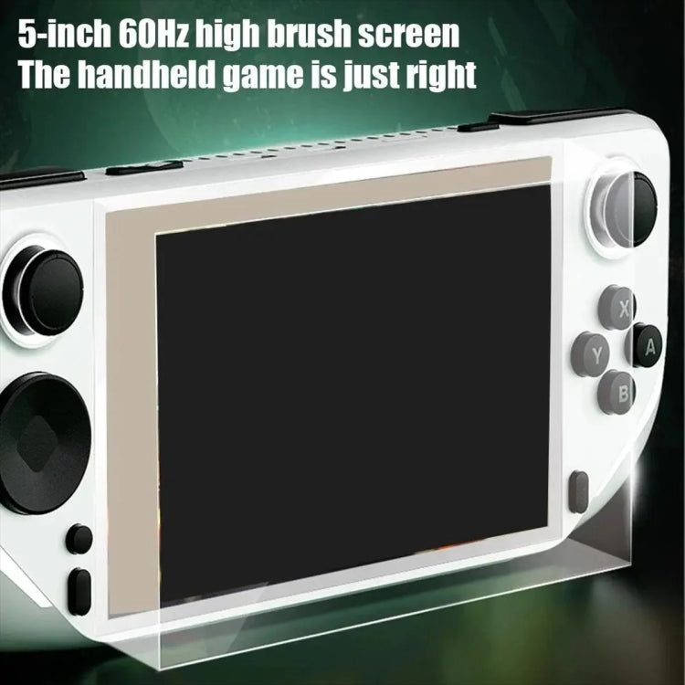 E6 Handheld Game Console 5 Inch IPS Screen Retro Gamebox, Memory: With 64GB TF Card(White) - Pocket Console by PMC Jewellery | Online Shopping South Africa | PMC Jewellery | Buy Now Pay Later Mobicred