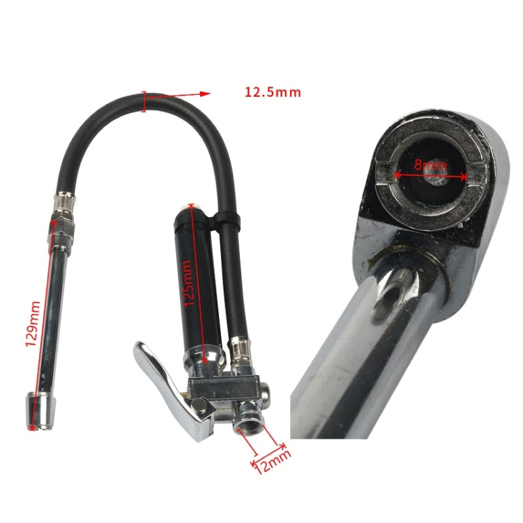 Hand-Held Inflatable Tire Pressure Rod For Car Motorcycle Tires(Black) - Inflatable Pump by PMC Jewellery | Online Shopping South Africa | PMC Jewellery | Buy Now Pay Later Mobicred