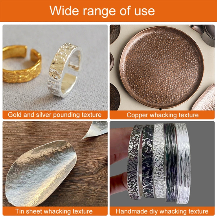 Handmade DIY Square Hammer Gold And Silver Jewelry Texture Hammer, Model: No.2 - free shipping - PMc TechLife - Order now!